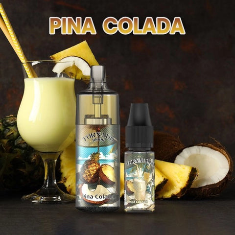 Découvrez la Tornado 10000 Pina Colada, une puff 100% légale au goût délicieux de noix de coco et ananas. 10ml – 10 000 bouffées, rechargeable USB-C, et effets lumineux RGB désactivables. Fabriquée par Gobar.