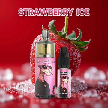 PUFF 100% LÉGALE TORNADO 10000 STRAWBERRY ICE