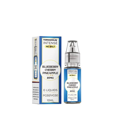 Blueberry Cherry Pineapple Nic Salts 10ml – Intense By Tornadoliq