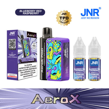 BLUEBERRY RED RASPBERRY 32000 PUFFS - AEROX JNR