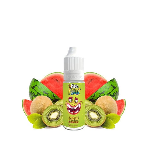 Flacon de e-liquide Canaille 10ml - Liquideo Multifreeze, saveur pastèque et kiwi glacés
