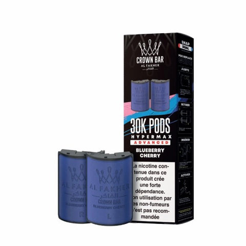 Cartouches Hyper Max Advanced 30k (2pcs) – Crown Bar by Al Fakher