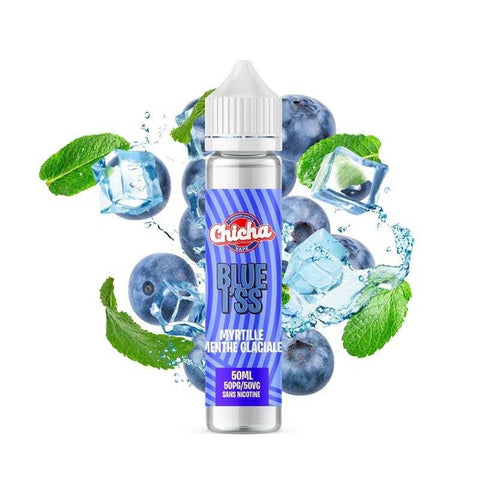 E-liquide Blue I'SS 50ml Chicha Vape Myrtilles & Menthe Glaciale CBDeer E-liquide Blue I'SS 50ml Chicha Vape Myrtilles & Menthe Glaciale CBDeer