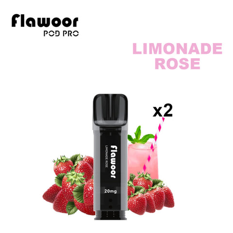 Découvrez les cartouches Limonade Fraise Flawoor Pod Pro, un équilibre parfait entre la fraîcheur acidulée de la limonade et la douceur sucrée de la fraise. Compatible Flawoor, Elfa Pro, Tappo Air & Wilo. 2x2ml – Jusqu’à 1200 bouffées.