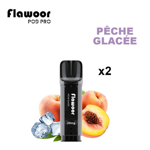 Découvrez les cartouches Pêche Glacée Flawoor Pod Pro, un mélange délicieusement fruité et rafraîchissant. Compatible Flawoor, Elfa Pro, Tappo Air & Wilo. 2x2ml – Jusqu’à 1200 bouffées.