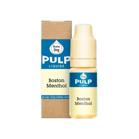 e-liquide Menthol 10ml de Pulp, une saveur pure et intense de menthol frais pour une vape glacée. Disponible en 0, 3, 6 et 12 mg de nicotine, fabriqué en France !