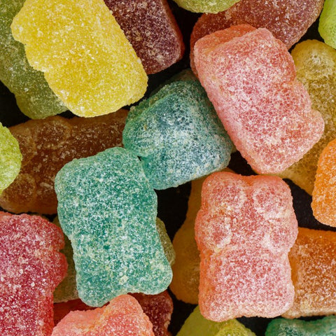 Succombez aux Gummies Delta-9 15 mg Sweet Fusion : une explosion de saveurs fruitées et citronnées, associée à une relaxation intense grâce au THC.