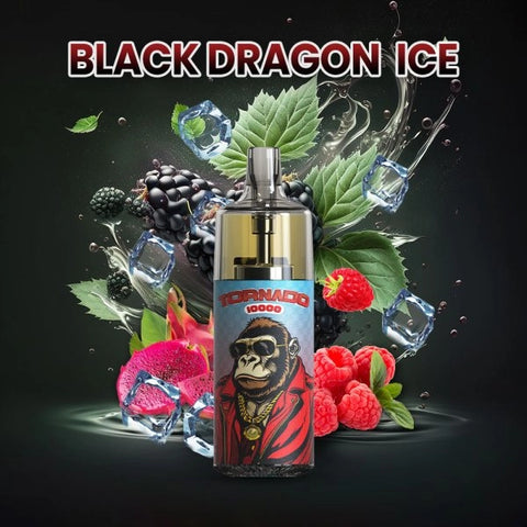 PUFF 100% LÉGALE TORNADO 10000 BLACK DRAGON ICE - Premium puff from Gobar - Just $16.90! Shop now at CBDeer