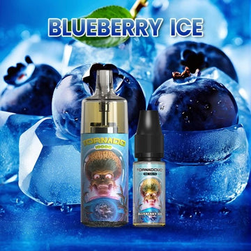 PUFF 100% LÉGALE TORNADO 10000 BLUEBERRY ICE