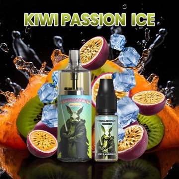 PUFF 100% LÉGALE TORNADO 10000 KIWI PASSION ICE
