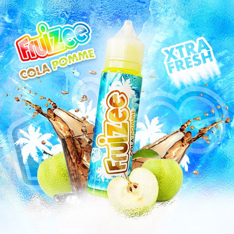 Prix: 11,90€ - E-liquide COLA POMME pas cher pour cigarette électronique en 50ml de la marque Fruizee vendu chez CBDeer 