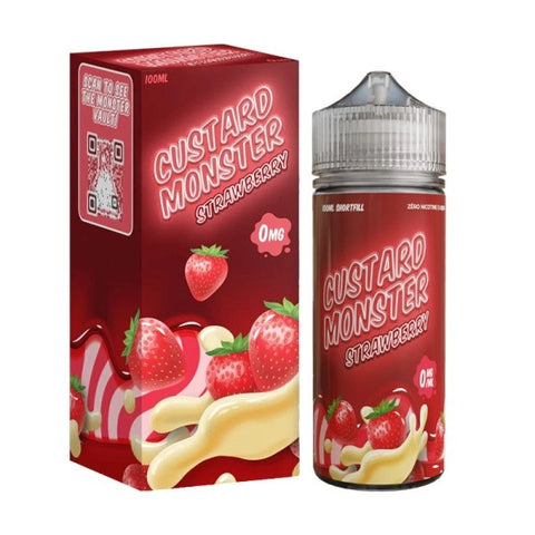 Strawberry Custard 100ml – Custard Monster by Monster Vape Labs