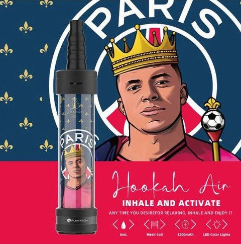 E-CHICHA PORTABLE HOOKAH AIR LIMITED MBAPPE - FUMYTECH - Premium chicha from FUMYTECH - Just $39.90! Shop now at CBDeer