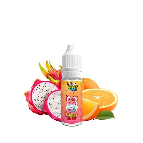 Flacon de e-liquide Fripouille 10ml - Liquideo Multifreeze, saveur orange et fruit du dragon glacé