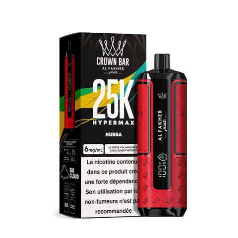 Puff Hyper Max 25k – Crown Bar by Al Fakher