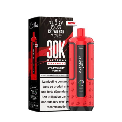 Hyper Max Advanced 30K 950mAh – Crown Bar by Al Fakher