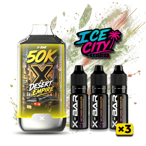 Ice City 50K 20mg – Desert Empire (Nectarine Dragon Ice)
