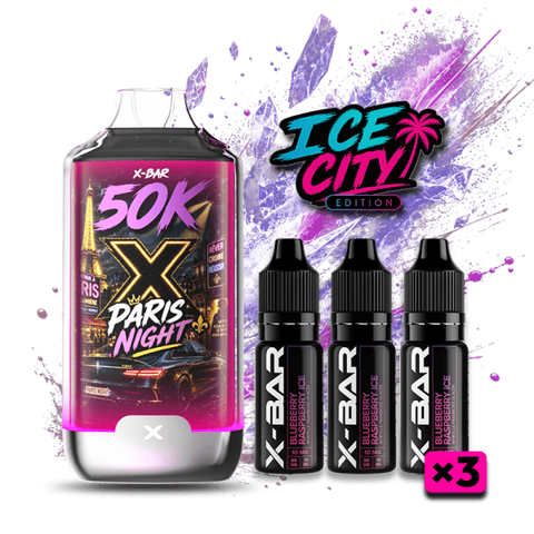 Ice City 50K 20mg – Paris Night (Blueberry Raspberry Ice)
