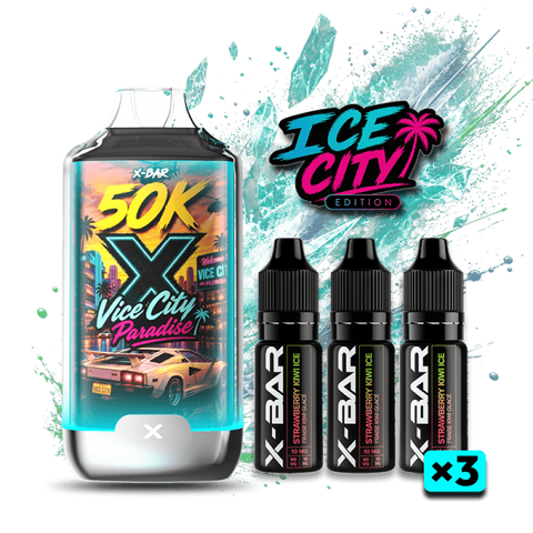 Ice City 50K 20mg – Vice City Paradise (Strawberry Kiwi Ice)