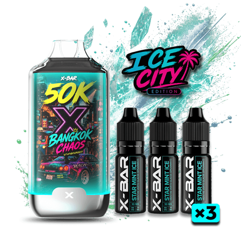 Ice City 50K 20mg – Bangkok Chaos (Star Mint Ice)