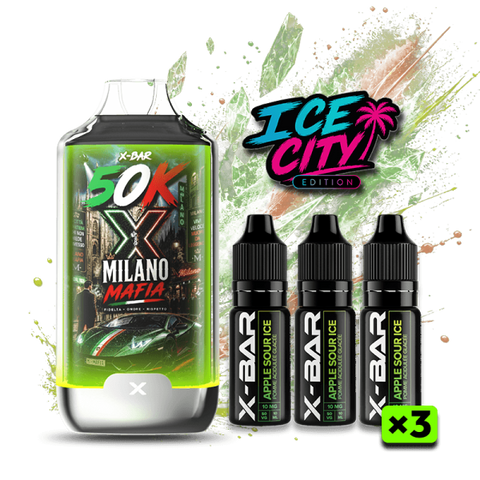 Ice City 50K 20mg – Milano Mafia (Apple Sour Ice)