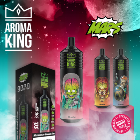 STRAWBERRY ICE 9000 PUFFS - MARS AROMA KING - Premium  from LEMOTION - Just $18.90! Shop now at CBDeer