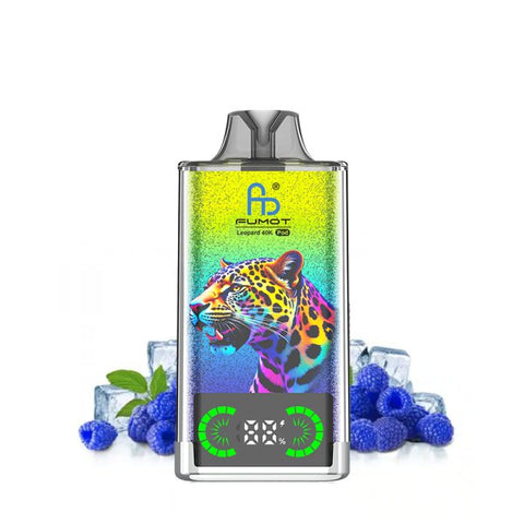 Leopard 40K 20mg – Blue Razz Ice