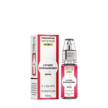 Lychee Strawberry Nic Salts 10ml – Intense By Tornadoliq