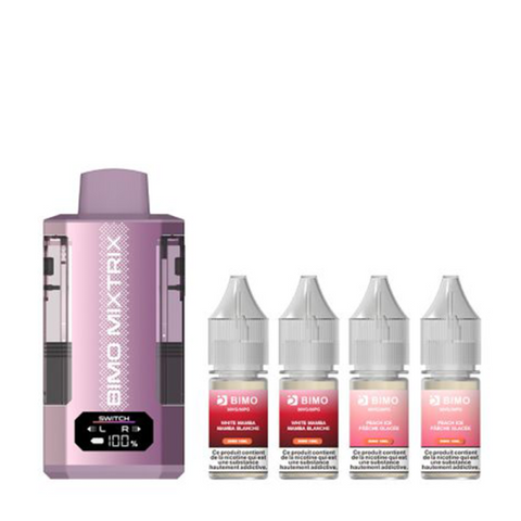 Mixtrix 2-en-1 80K 20mg – Peach Ice/White Mamba