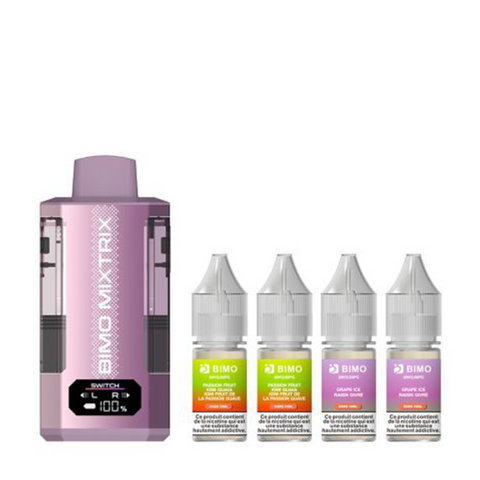 Mixtrix 2-en-1 80K 20mg – Kiwi Passion Guava/Grape Ice