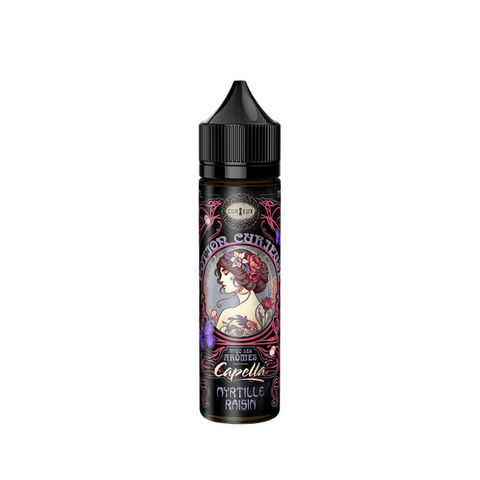 Visuel du e-liquide Myrtille Raisin 50ml – Potion Curieuse x Capella vendu chez CBDeer 