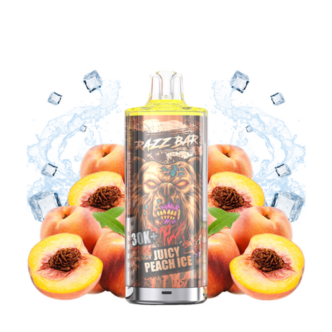 RazzBar 30K 20mg – Juicy Peach Ice