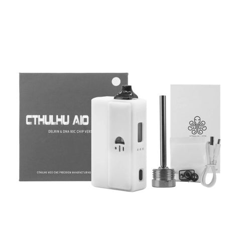 Cthulhu RBA AIO 2 DNA80C White Delrin – Cthulhu Mod - Premium  from CBDeer - Just $0! Shop now at CBDeer