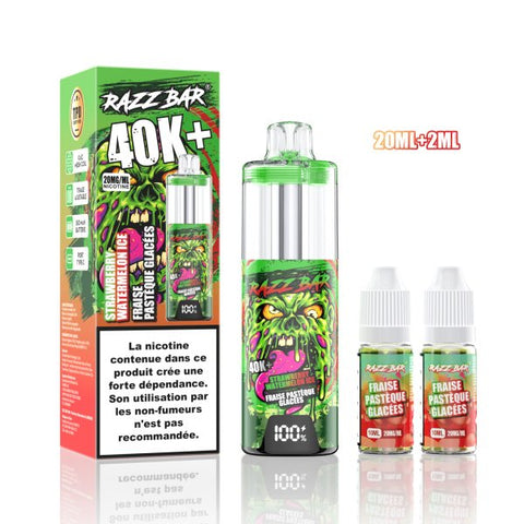 RazzBar 40K+ MTL/RDL 20mg – Strawberry Watermelon Ice