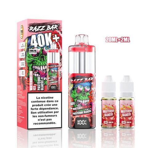 RazzBar 40K+ MTL/RDL 20mg – Watermelon Ice