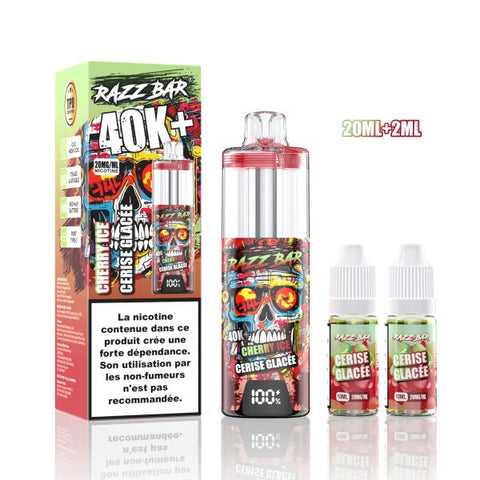RazzBar 40K+ MTL/RDL 20mg – Cherry Ice