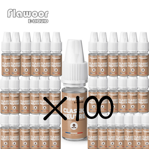 PACK 100pcs Classic Neutre 10ml - Flawoor - Premium Eliquide from LEMOTION - Just $250! Shop now at CBDeer