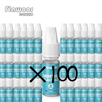 Pack 100pcs MENTHE GLACIALE 10ml - FLAWOOR E-LIQUID