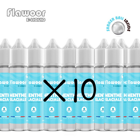 Pack 10pcs Menthe Glaciale 50ML - FLAWOOR E-LIQUID - Premium Eliquide from LEMOTION - Just $99.90! Shop now at CBDeer