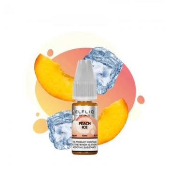 PEACH ICE SEL DE NICOTINE 10ML - ELFLIQ BY ELFBAR