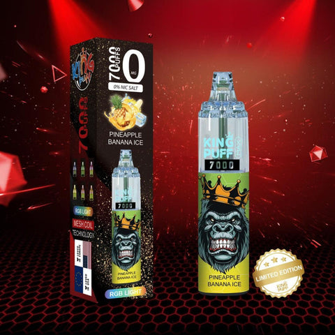 PINEAPPLE BANANA ICE 7000 PUFFS - KING PUFF V2 - Premium  from KING PUFF - Just $17.90! Shop now at CBDeer