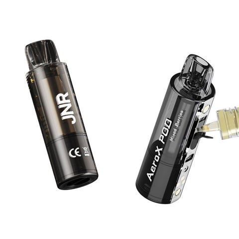 Visuel du Pod de remplacement vide – AeroX 32000 Puffs de la marque JNR vendu chez CBDeer