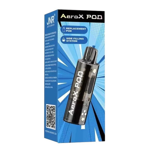 Visuel du Pod de remplacement vide – AeroX 32000 Puffs de la marque JNR vendu chez CBDeer