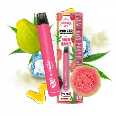 Pod Rechargeable Goyave Frappée - Wilo x Greeneo