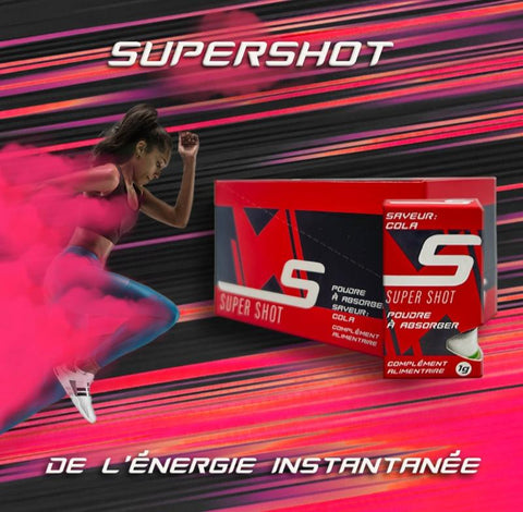 SUPER SHOT - Sniffy - Poudre énergisante par voie orale. Une solution pratique et gourmande pour un regain d'énergie instantané, disponible en 9 saveurs délicieuses chez CBDeer 