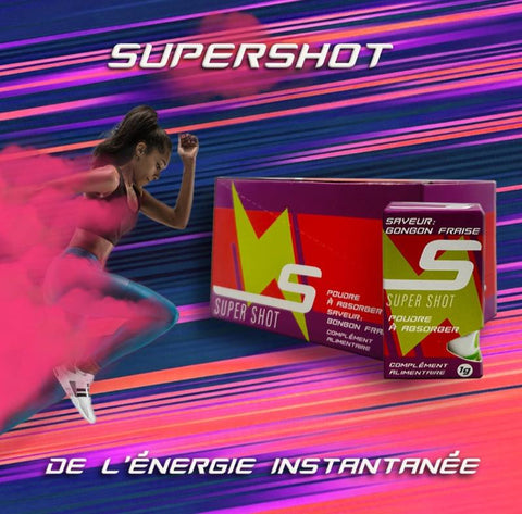 SUPER SHOT - Sniffy - Poudre énergisante par voie orale. Une solution pratique et gourmande pour un regain d'énergie instantané, disponible en 9 saveurs délicieuses chez CBDeer 