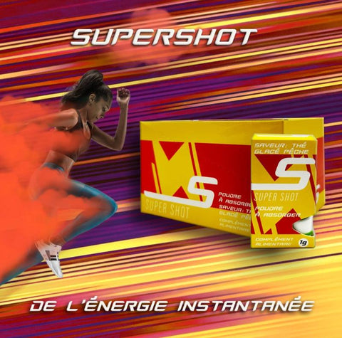 SUPER SHOT - Sniffy - Poudre énergisante par voie orale. Une solution pratique et gourmande pour un regain d'énergie instantané, disponible en 9 saveurs délicieuses chez CBDeer 