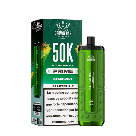 Hypermax Prime 50K 6mg – Grape Mint