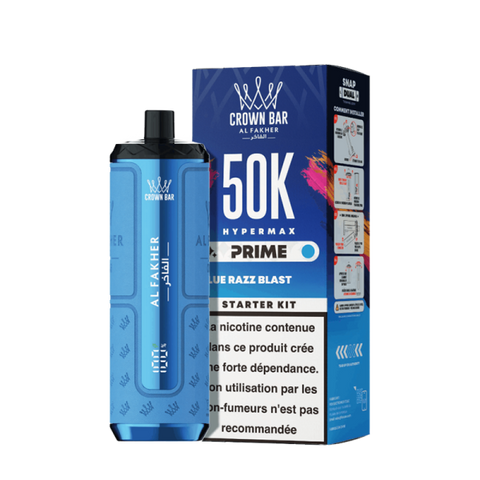 Hypermax Prime 50K 6mg – Blue Razz Blast