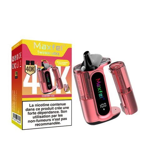 Twinkle Ultra 40K 2-en-1 20mg – Cherry Ice / Fizzy Cherry